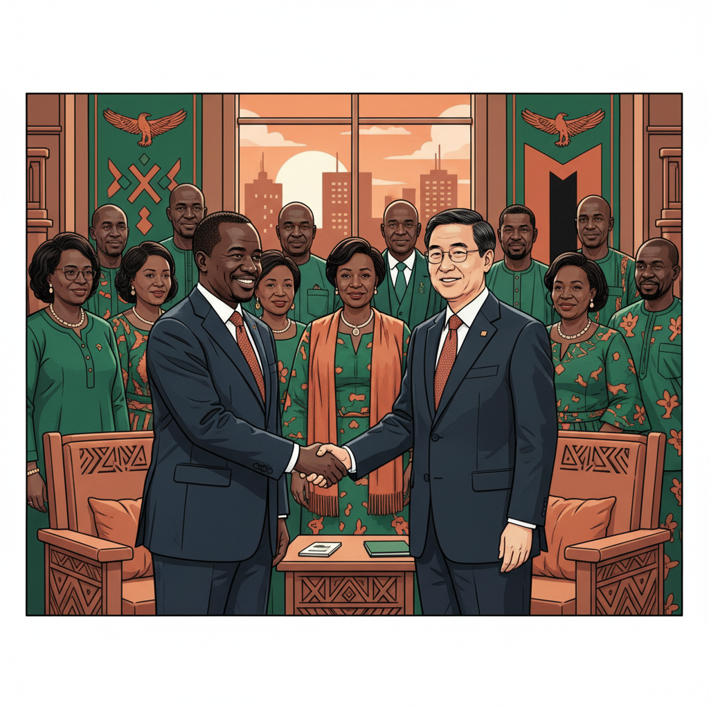 Hichilema meets Chinese Ambassador Han Jing