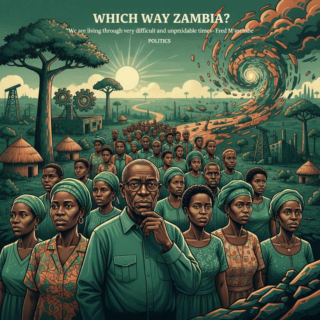 “WHICH WAY ZAMBIA?”:We are living through very difficult and unpredictable times- Fred M’membe