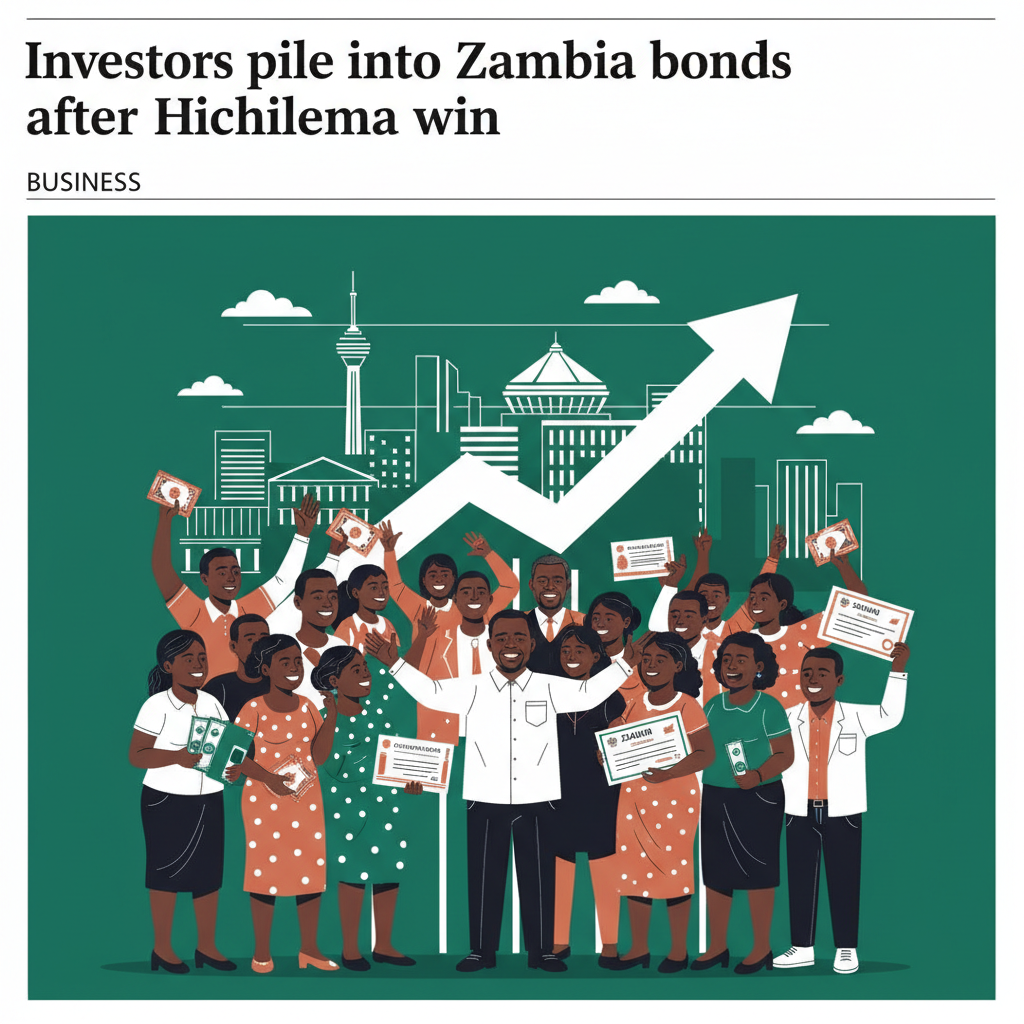 Investors pile into Zambia bonds after Hichilema win