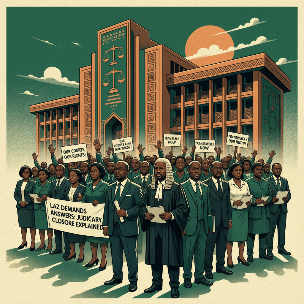 Explain Judiciary closure, LAZ demands