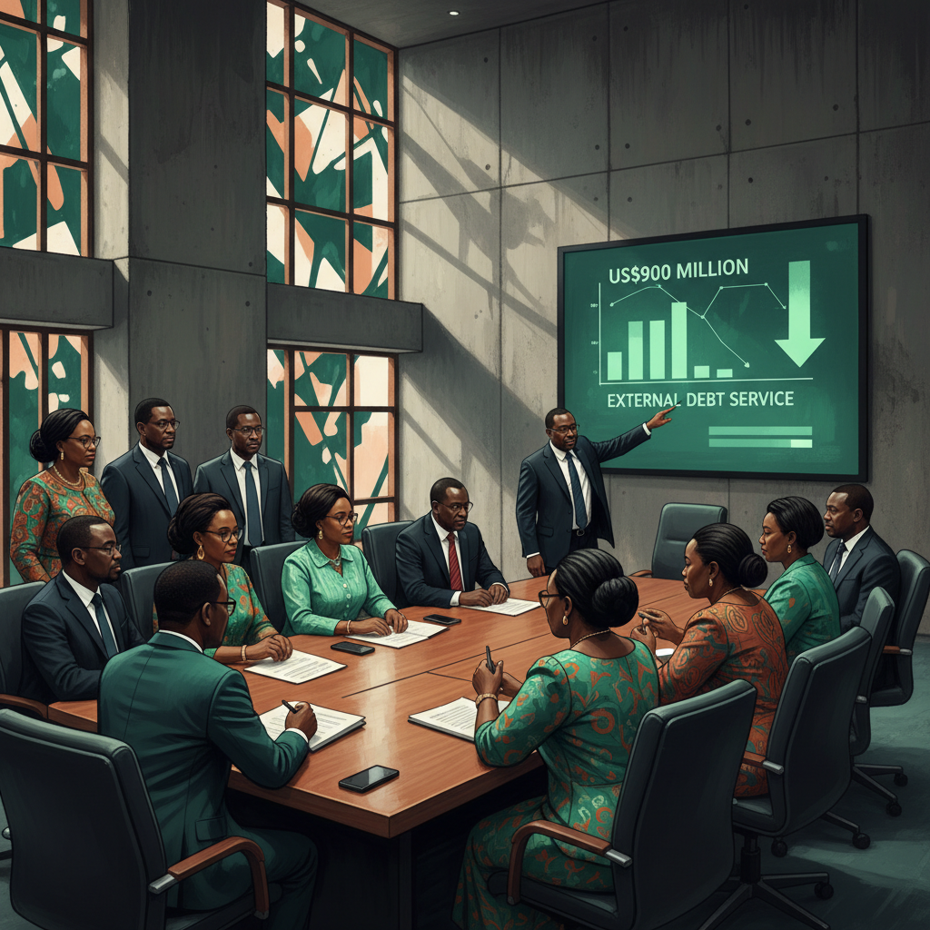 Zambia's Annual External Debt Service Falls To US$900 Million, Treasury Says