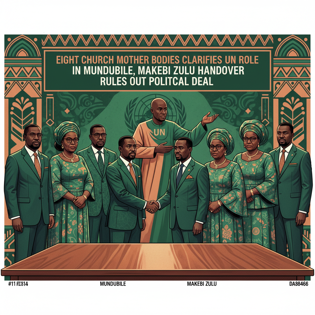 EIGHT CHURCH MOTHER BODIES CLARIFIES UN ROLE IN MUNDUBILE, MAKEBI ZULU HANDOVER, RULES OUT POLITICAL DEAL