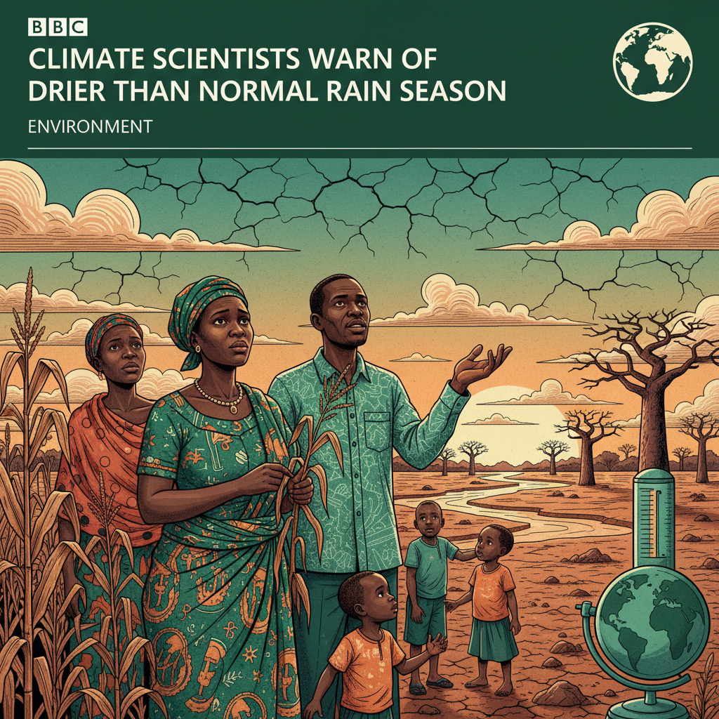   CLIMATE SCIENTISTS WARN OF DRIER THAN NORMAL RAIN SEASON