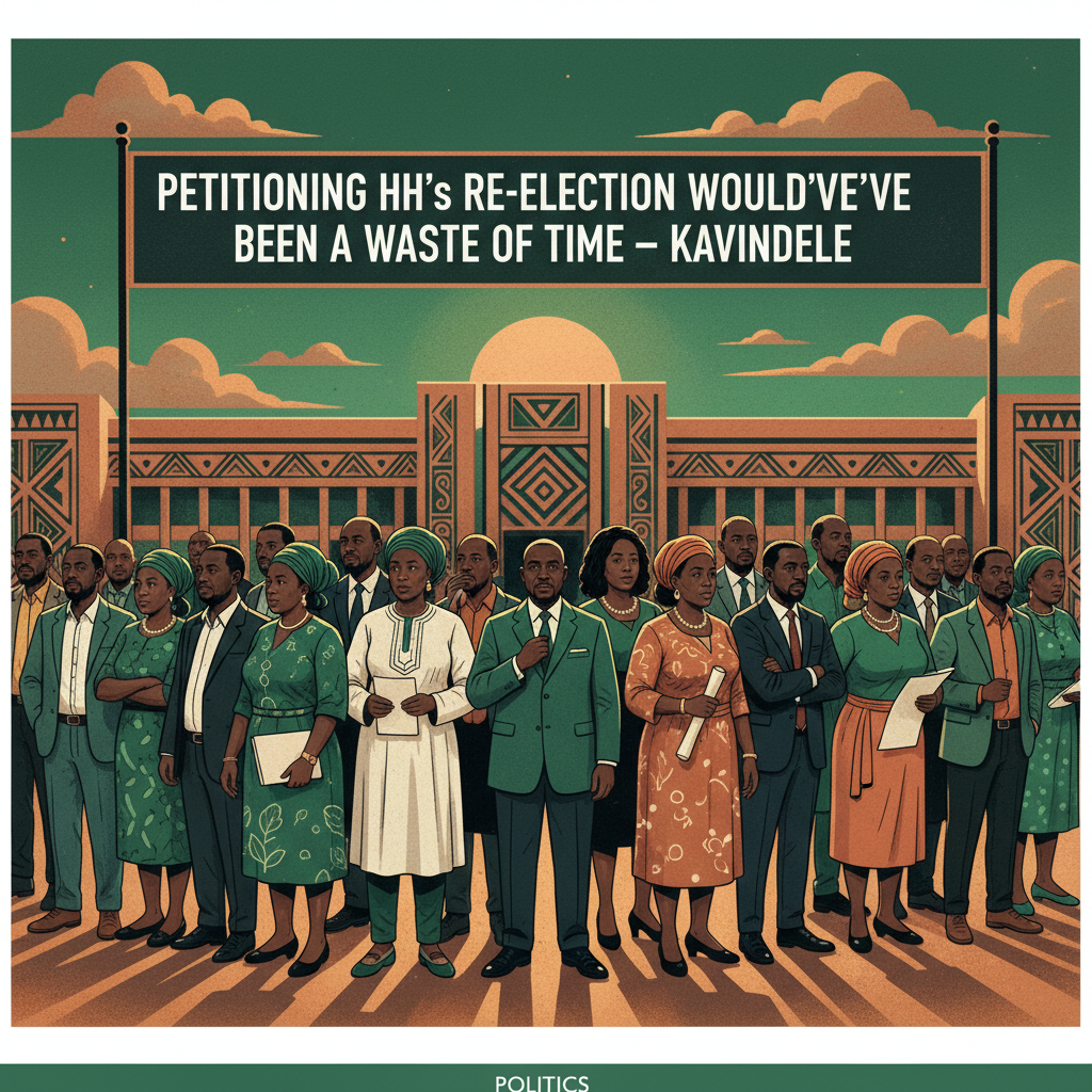 PETITIONING HH’s RE-ELECTION WOULD’VE BEEN A WASTE OF TIME – KAVINDELE