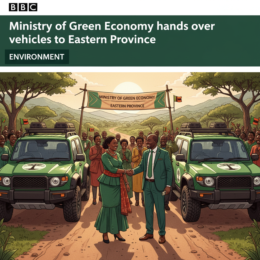 Ministry of Green Economy hands over vehicles to Eastern Province