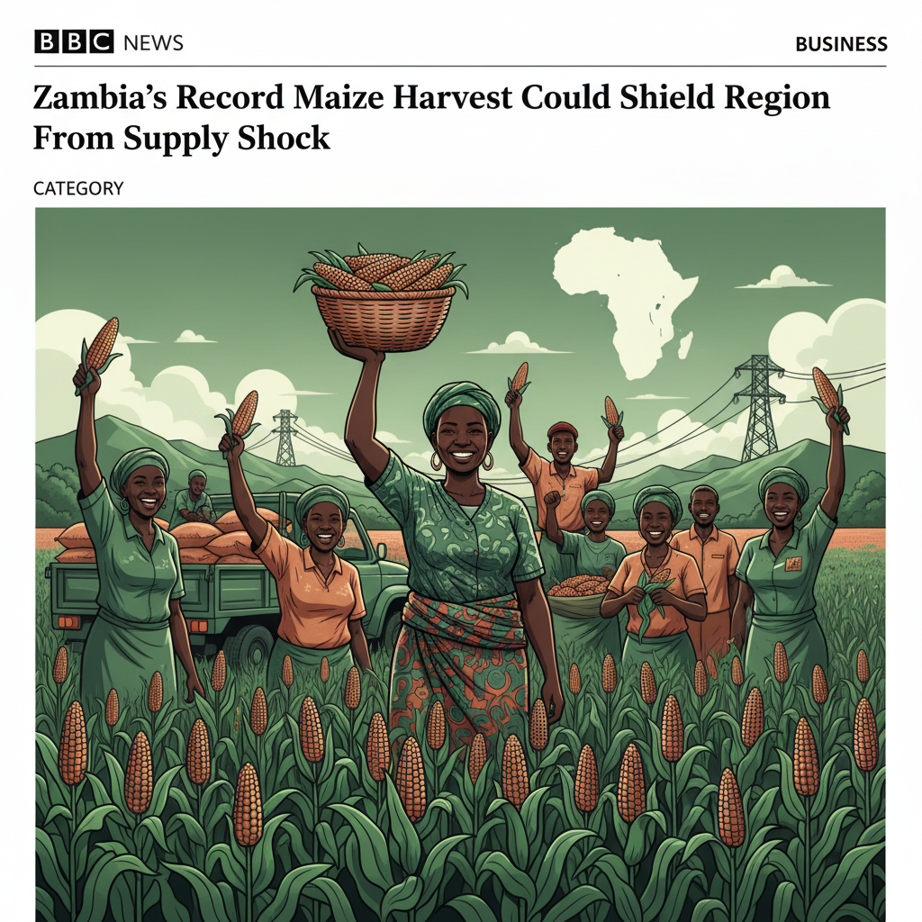 Zambia’s Record Maize Harvest Could Shield Region From Supply Shock