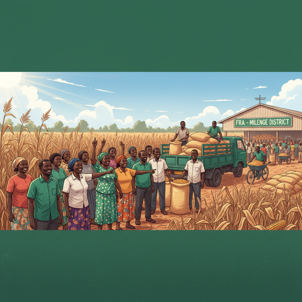 Over 1400 Milenge farmers supply maize to FRA