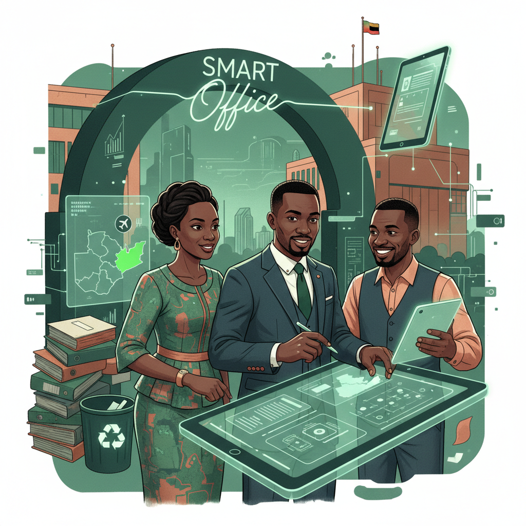 SMART Office Promises a Paperless Government for "Every Zambian." Sixteen Months In, It's Reached One Province and One Airport Company.