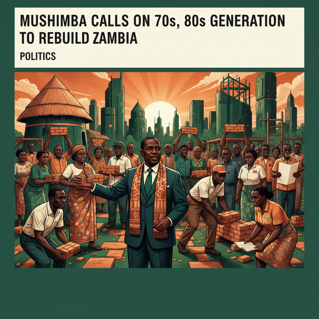 MUSHIMBA CALLS ON 70s, 80s GENERATION TO REBUILD ZAMBIA