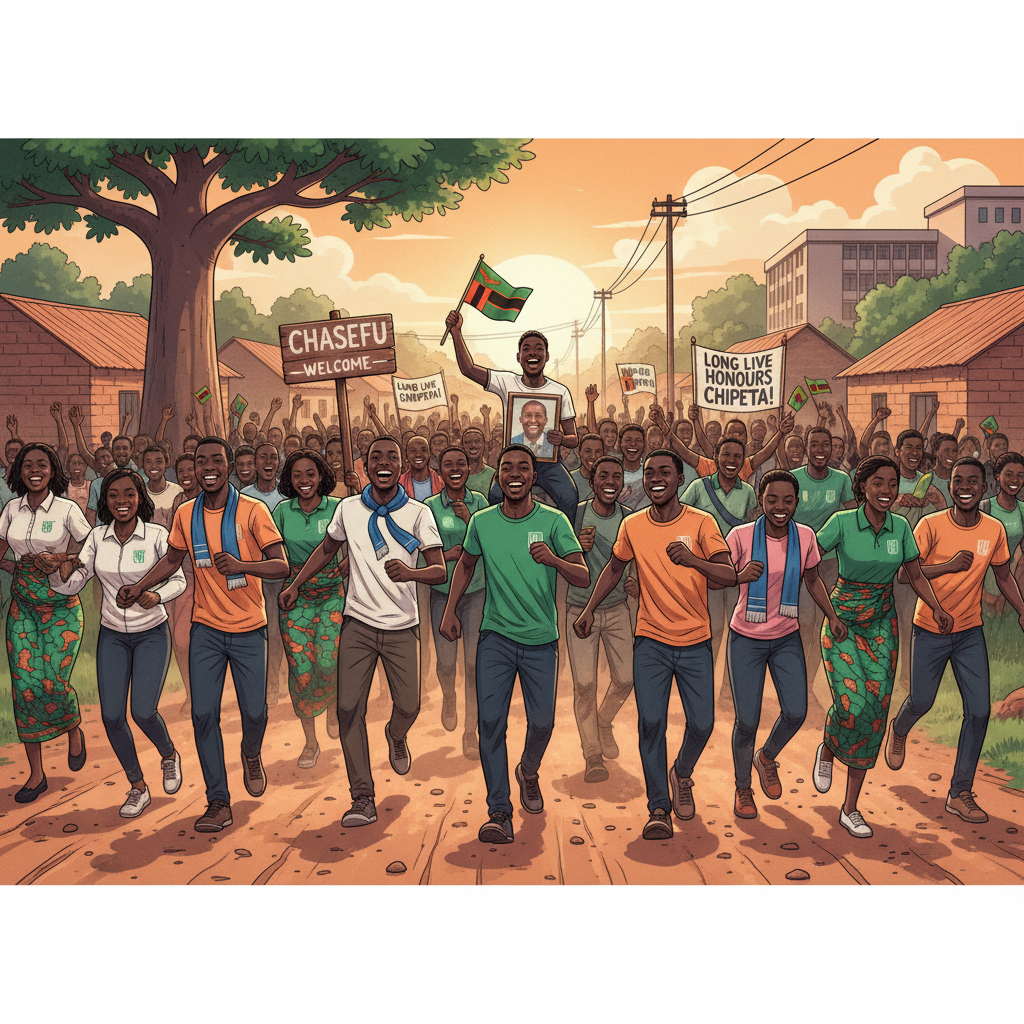 UNZA STUDENTS STORM CHASEFU TO CELEBRATE CHIPETA