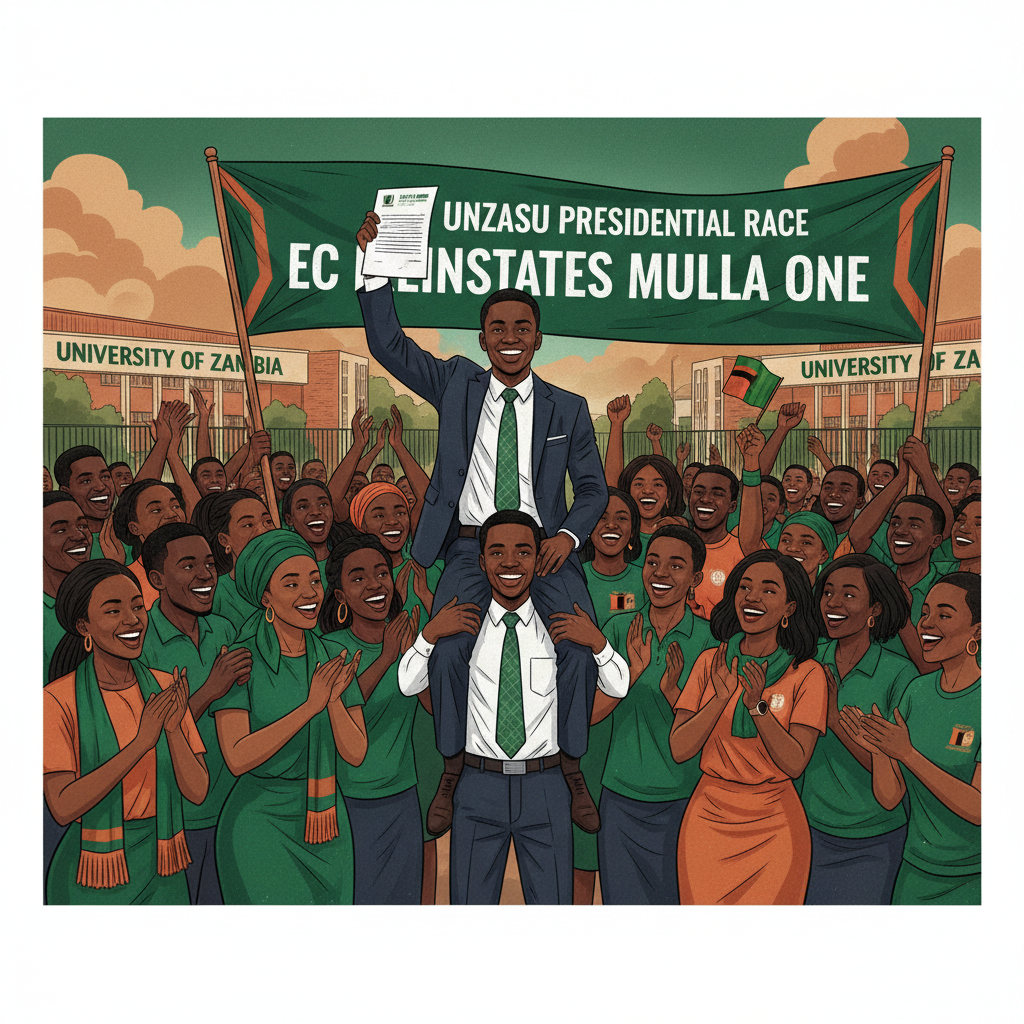 EC reinstates Mulla One in the UNZASU Presidential Race