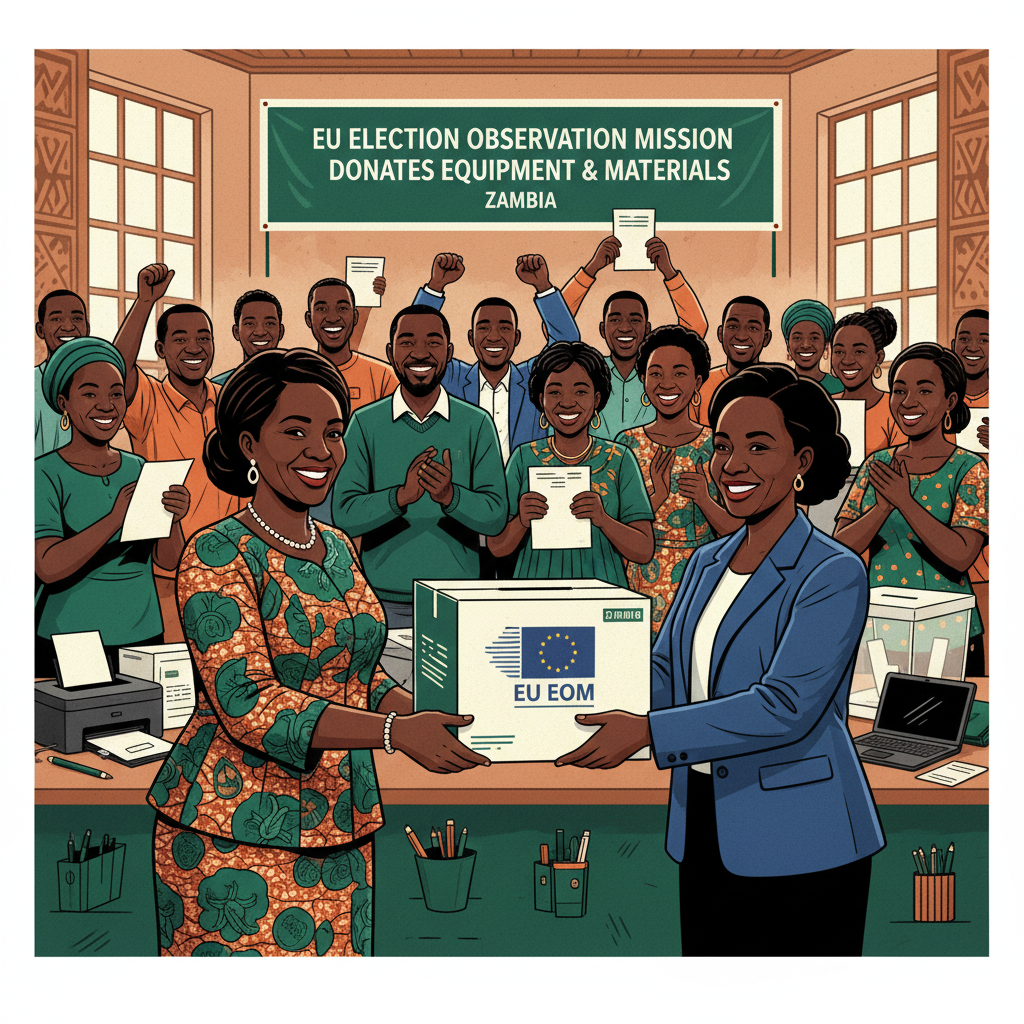 EU Election Observation Mission donates equipment, materials
