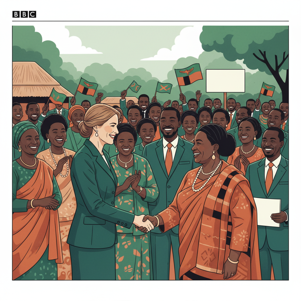 Duchess of Edinburgh Begins Official Visit to Zambia
