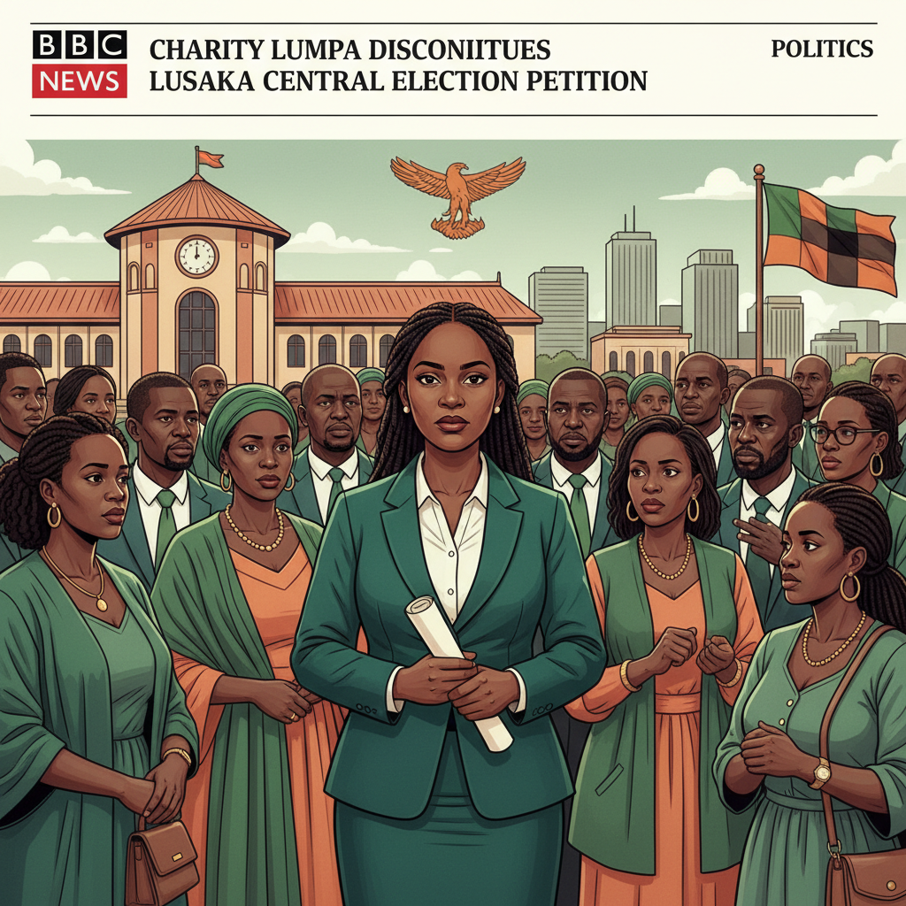 CHARITY LUMPA DISCONTINUES LUSAKA CENTRAL ELECTION PETITION