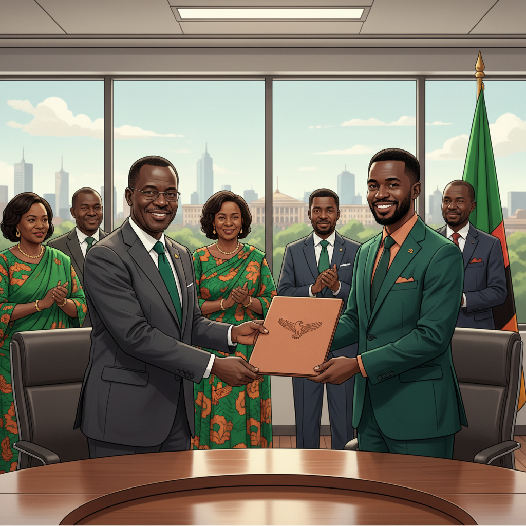 Mposha tips new Green Economy Minister, hands over office