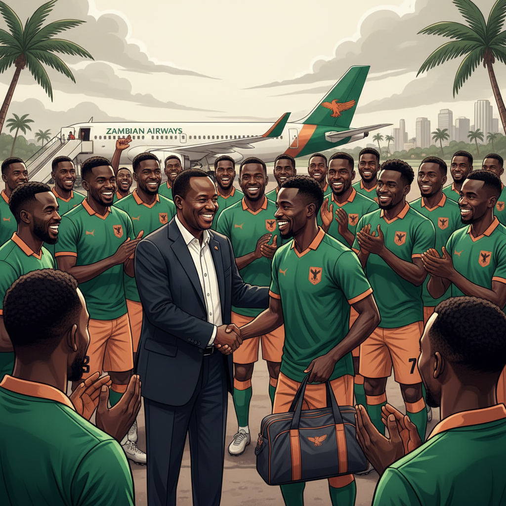 Lungu, Liteta arrival completes Chipolopolo squad for Algeria clash