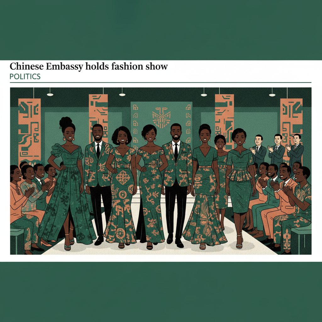 Chinese Embassy holds fashion show