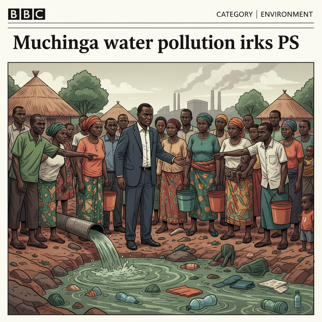 Muchinga water pollution irks PS