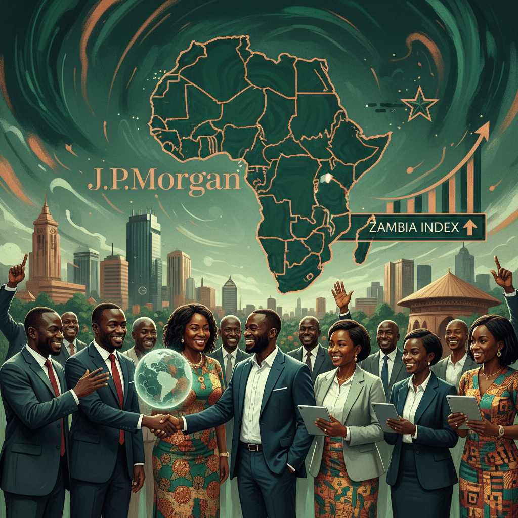 Zambia set to join American Giant J.P. Morgan’s market index