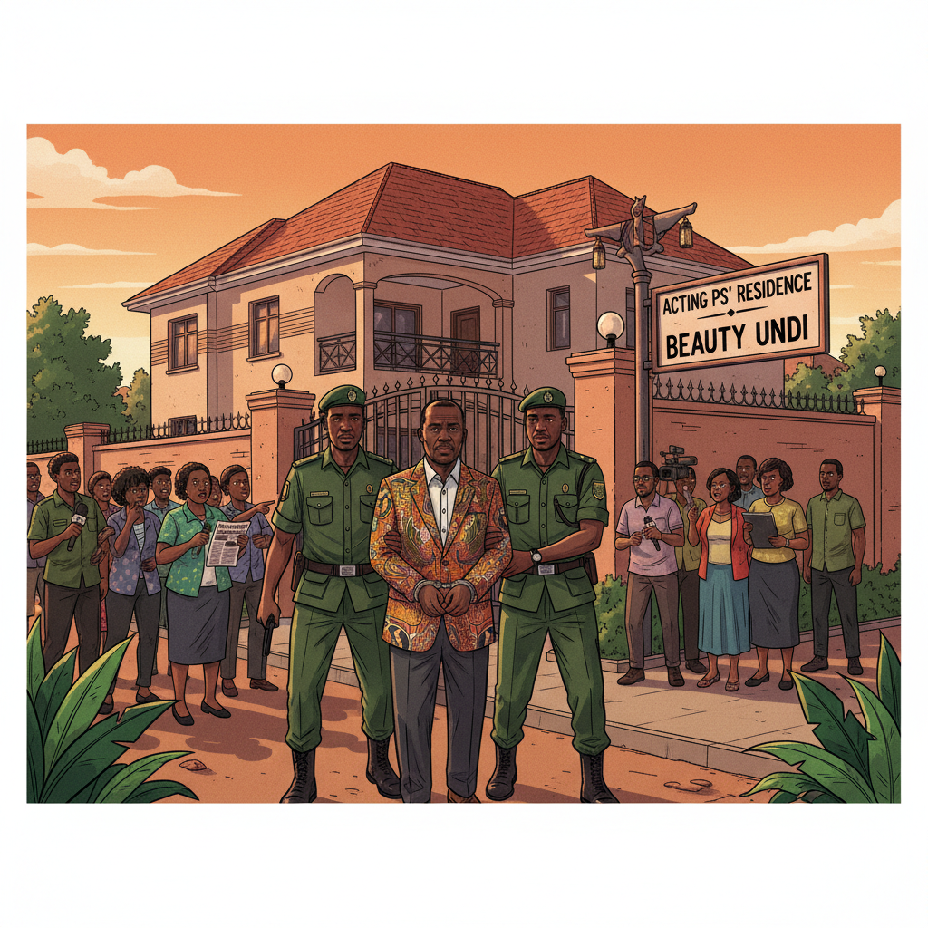 KASAMA MAYOR ARRESTED OVER ALLEGED TRESPASS AT ACTING PS’ RESIDENCE  BEAUTY UNDI