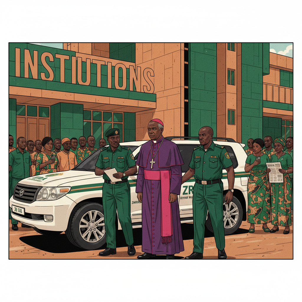 Archbishop Alick Banda summoned by DEC over alleged unlawful possession of ZRA vehicle
