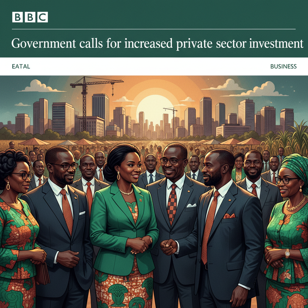 Government calls for increased private sector investment