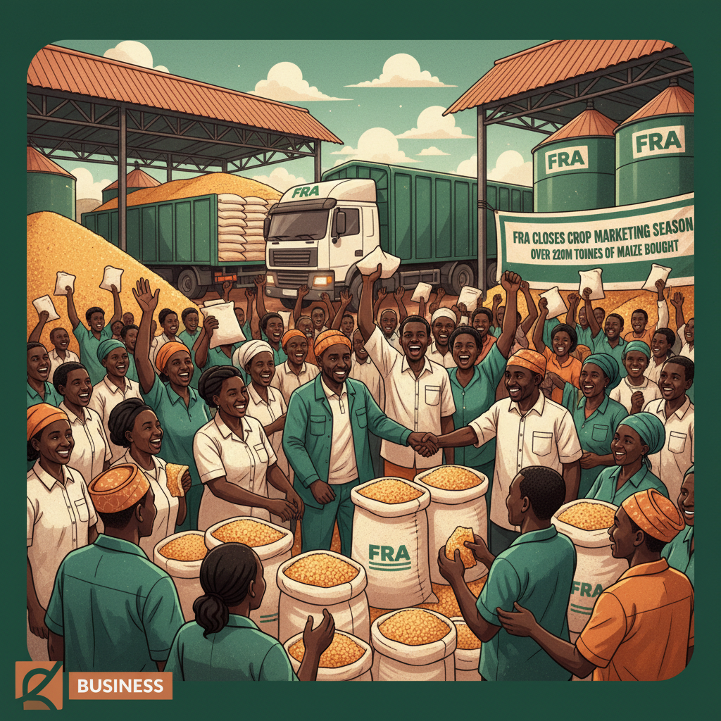 FRA closes crop marketing season after buying over 2m tonnes of maize