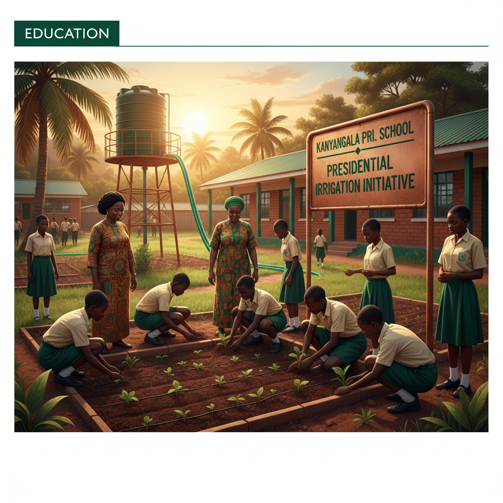 Kanyangala Pri. School implements Presidential Irrigation Initiative