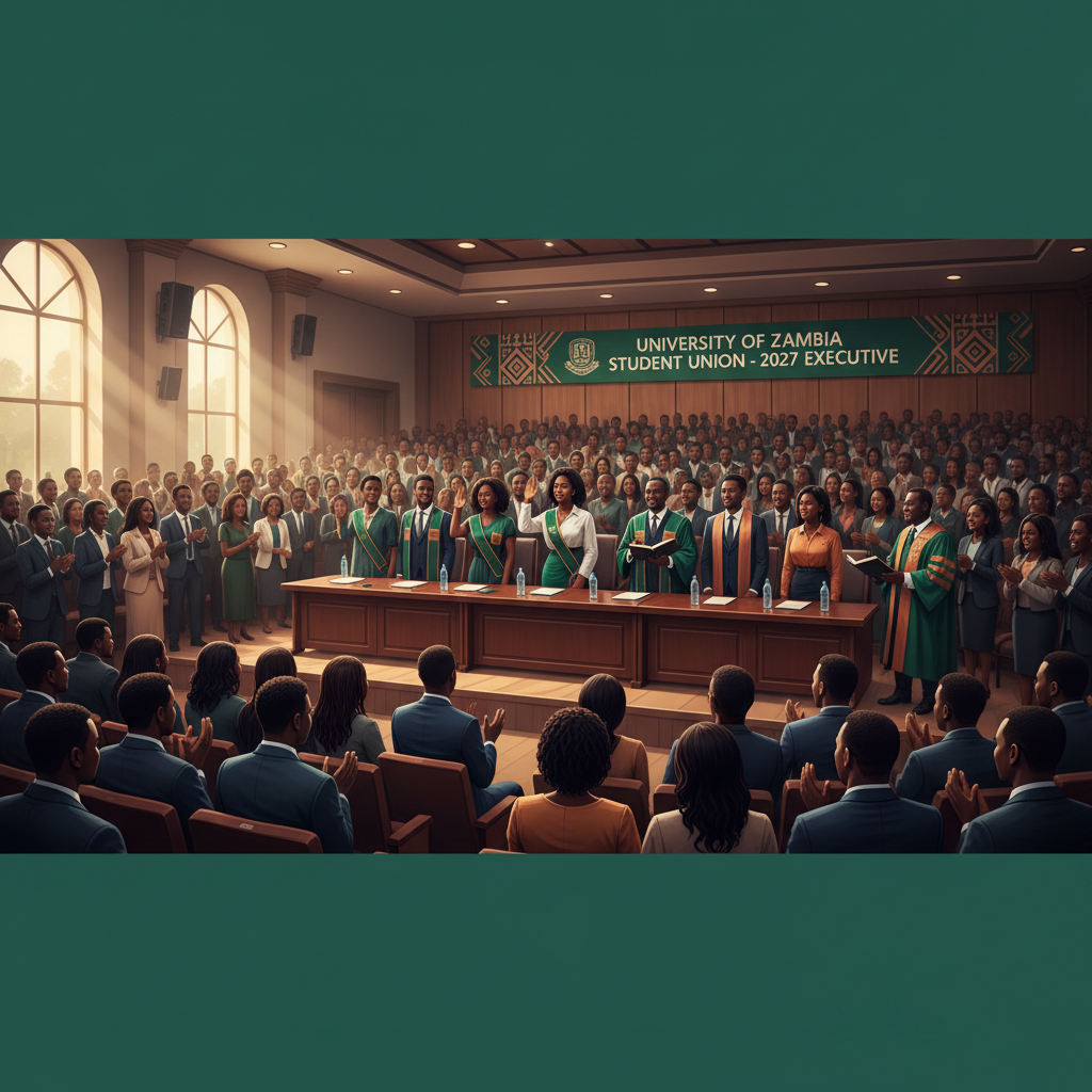 UNZA swears In 2027 student union executive
