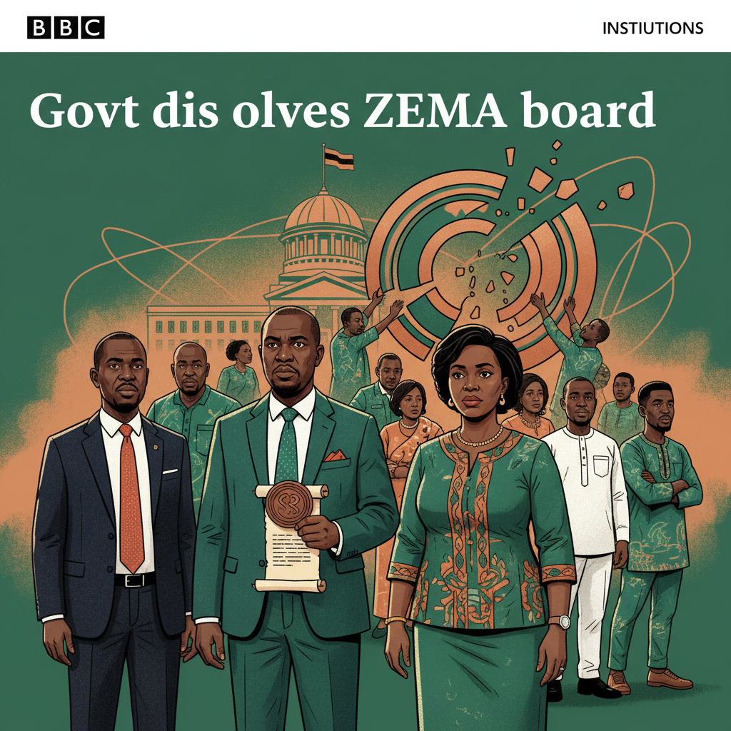 Govt dissolves ZEMA board