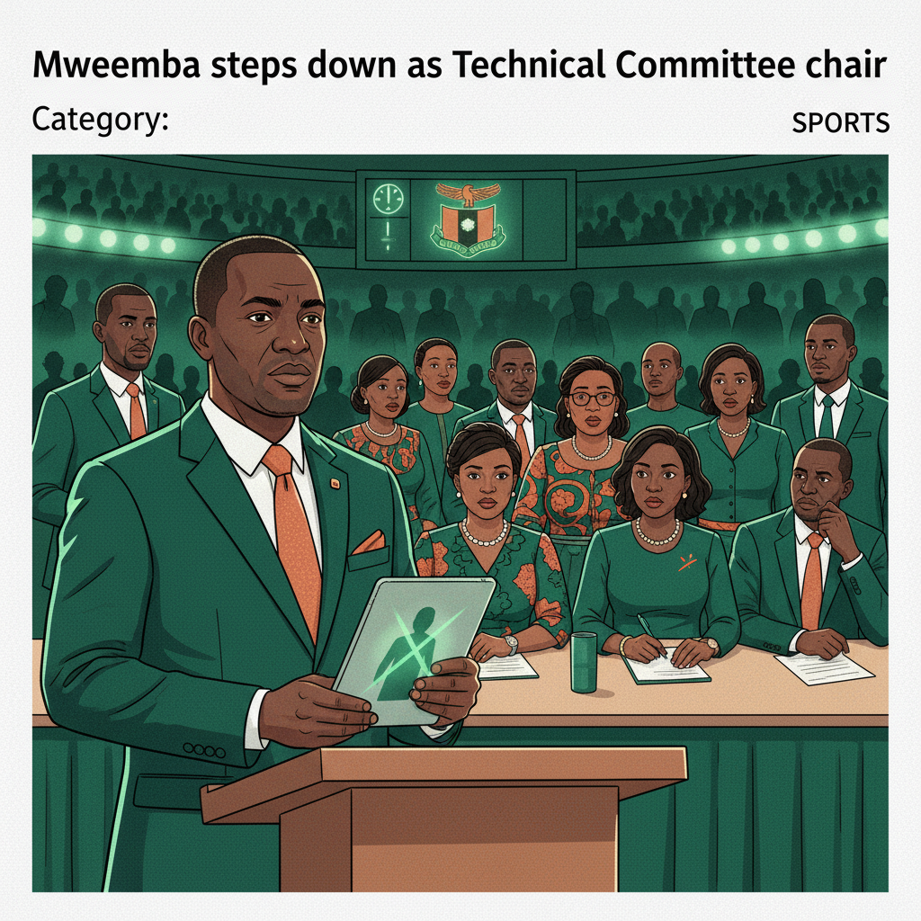 Mweemba steps down as Technical Committee chair