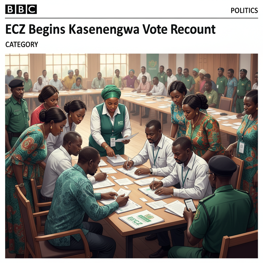 ECZ Begins Kasenengwa Vote Recount
