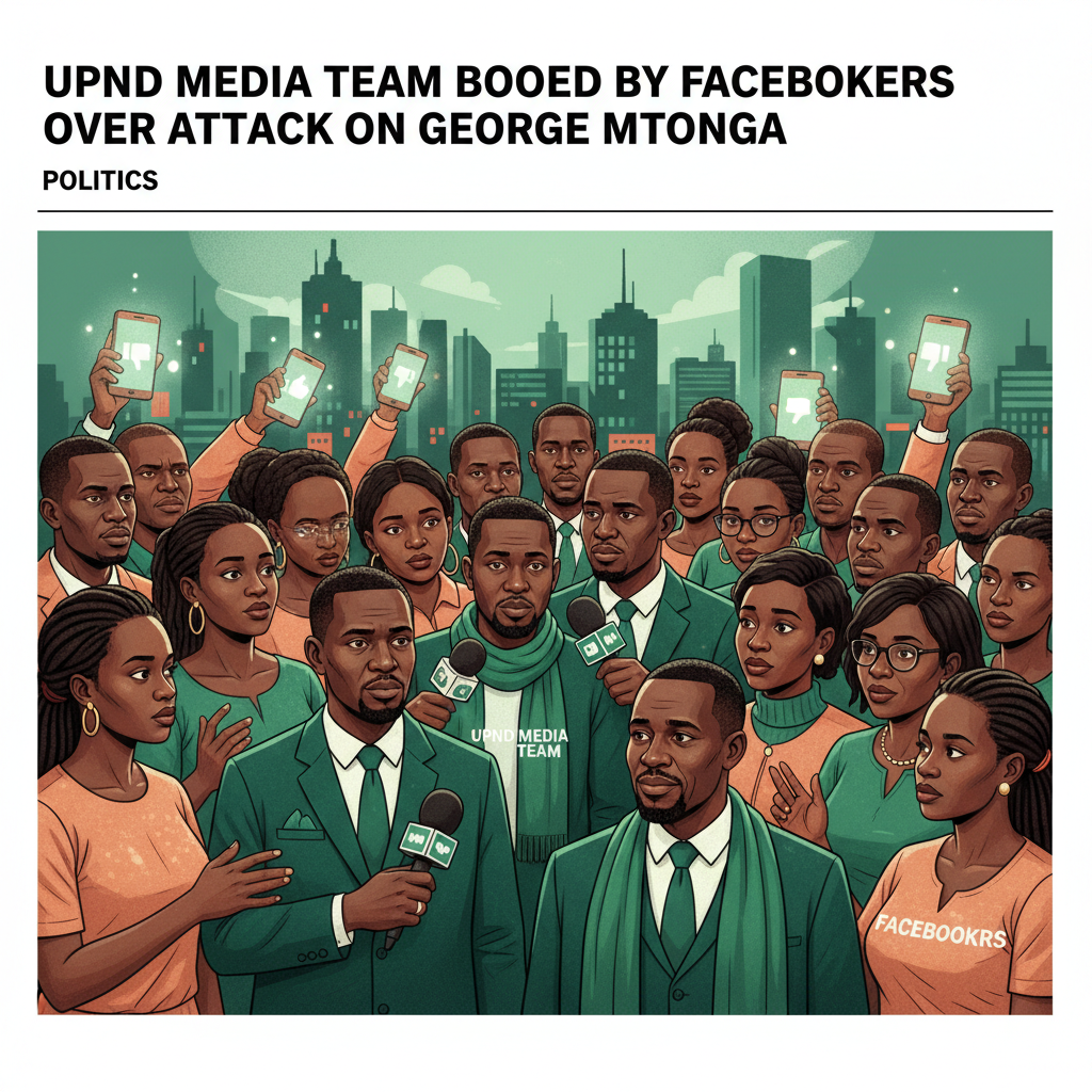 UPND MEDIA TEAM BOOED BY FACEBOOKERS OVER ATTACK ON GEORGE MTONGA