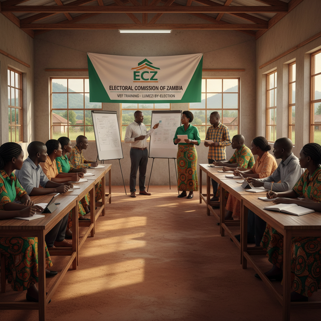 ECZ trains VEFs ahead of By-Election in Lumezi