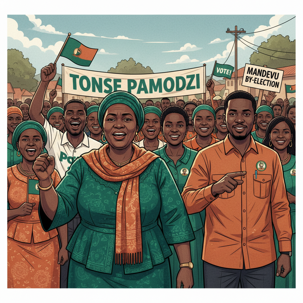 JEAN KAPATA FOR TONSE PAMODZI, ADRIAN BANDA FOR UPND IN MANDEVU BY-ELECTION
