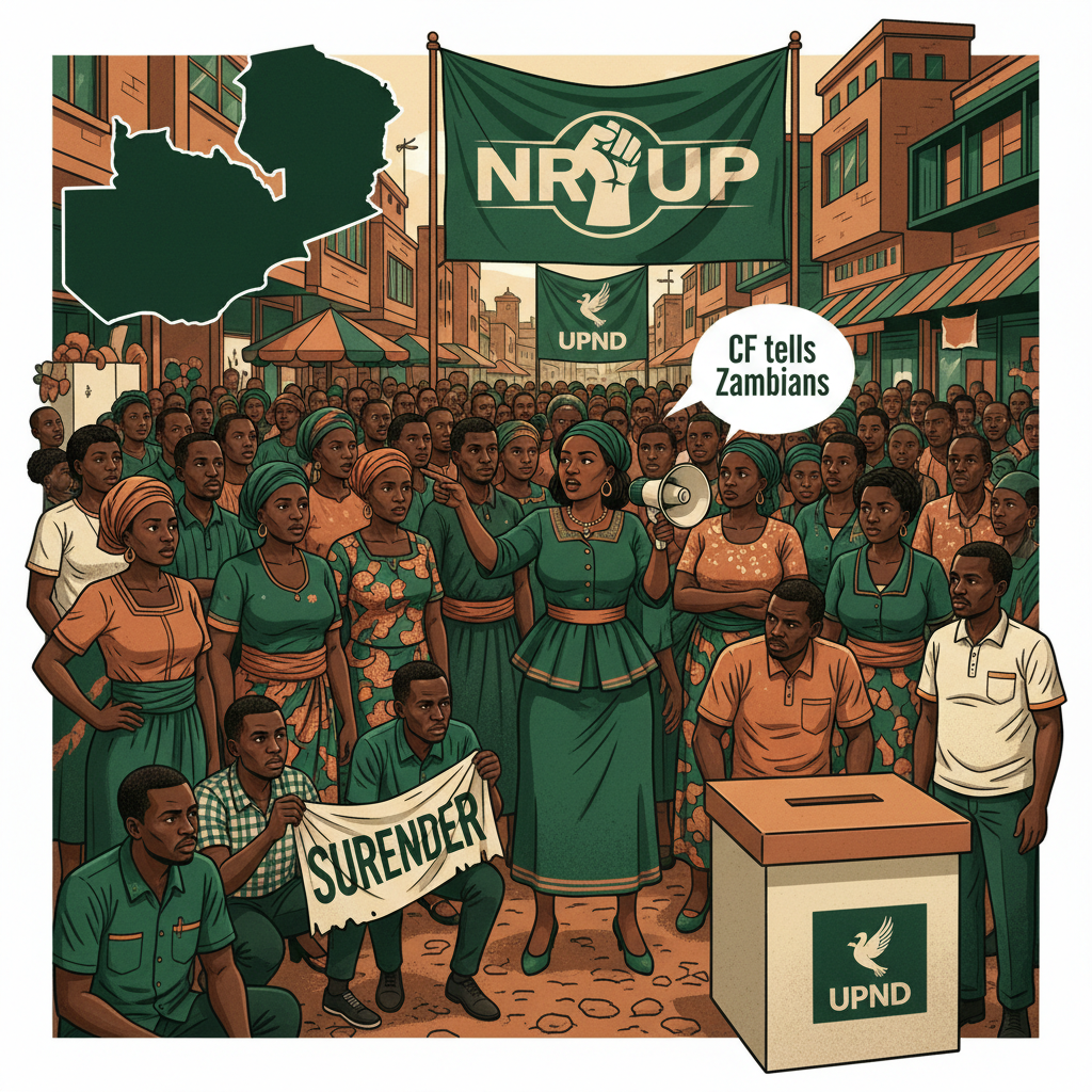 The NRPUP you backed has now ‘surrendered’ to UPND by staying away from by-elections, CF tells Zambians
