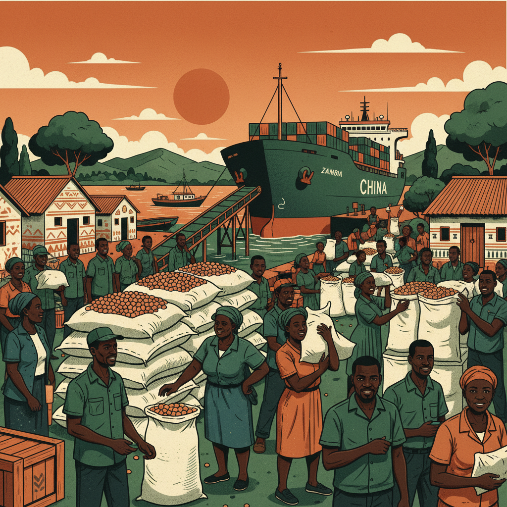 First Zambian soybean shipment heads to China: 120 tonnes, a trial run