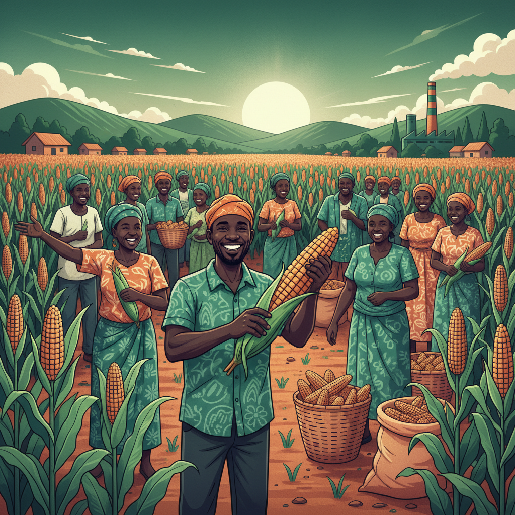 Luanshya district exceeds maize production target