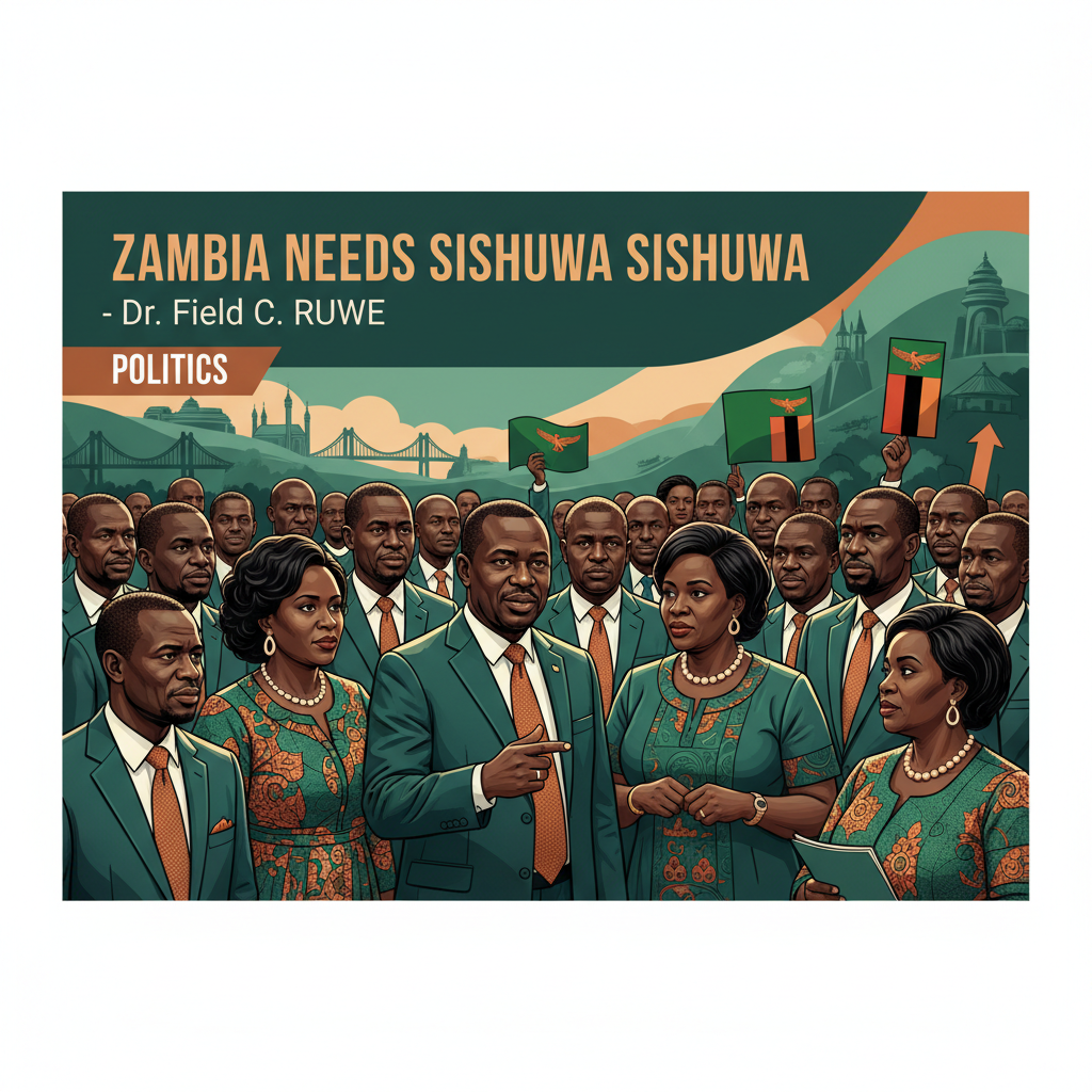 ZAMBIA NEEDS SISHUWA SISHUWA- Dr. Field C. Ruwe