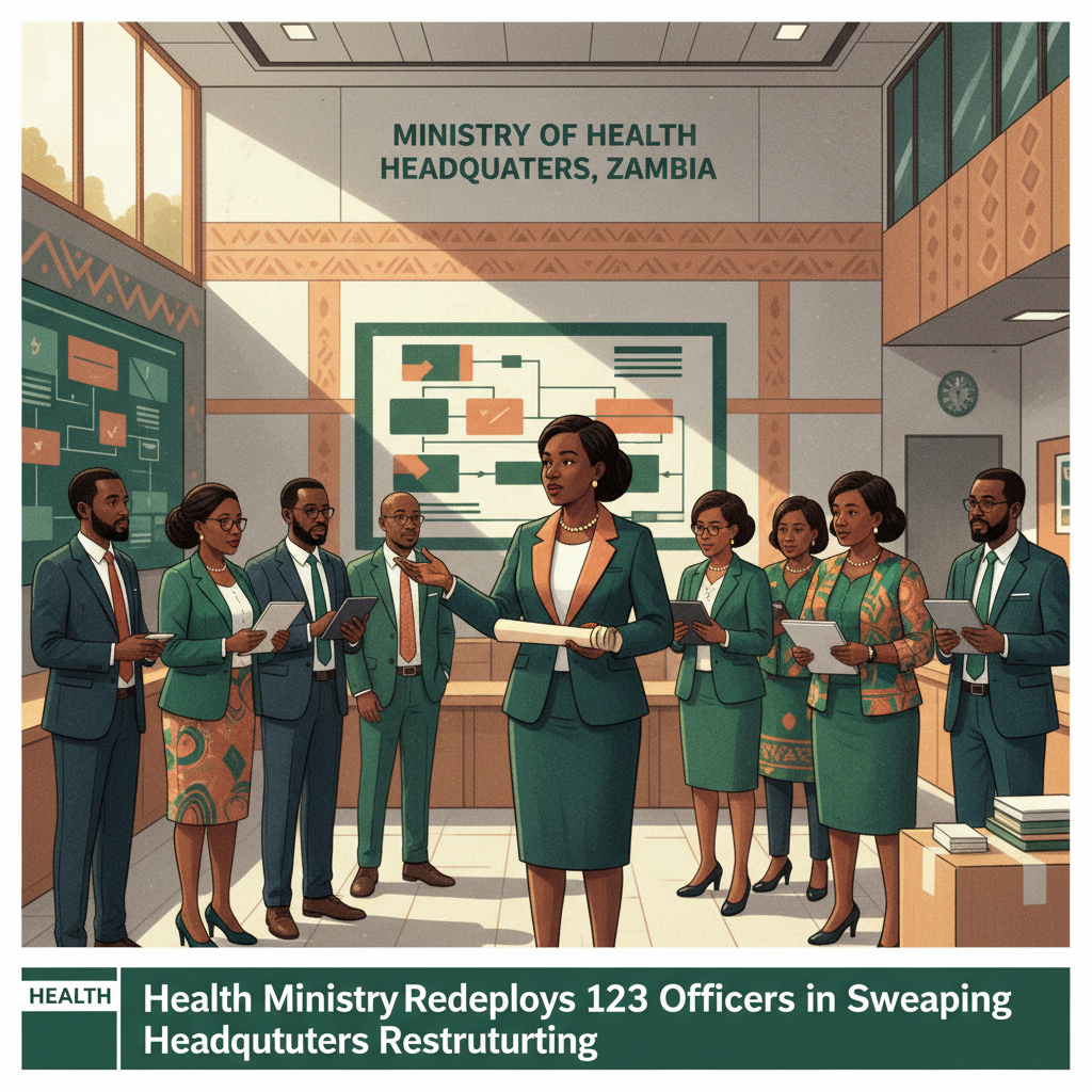 Health Ministry Redeploys 123 Officers in Sweeping Headquarters Restructuring