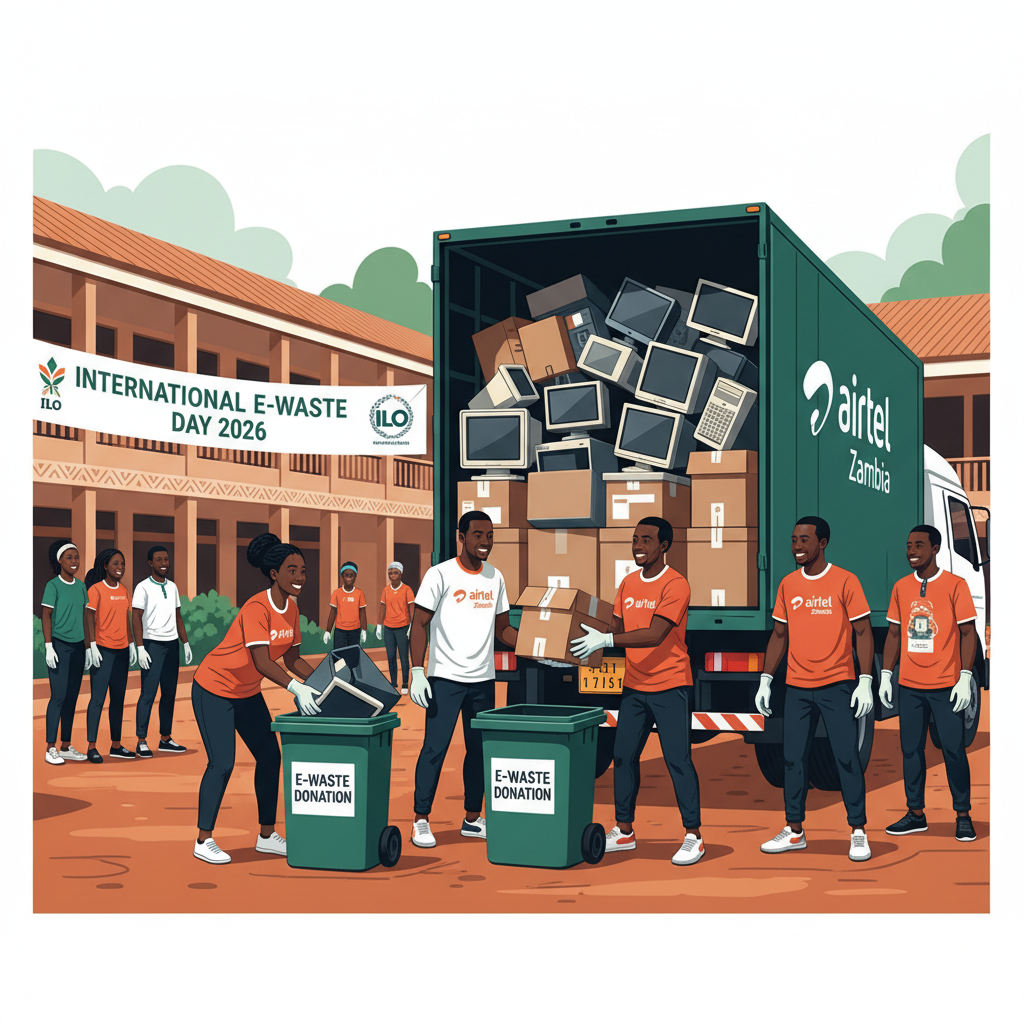 International E-Waste Day 2026 | Airtel Zambia Donates E-Waste to the Ilo