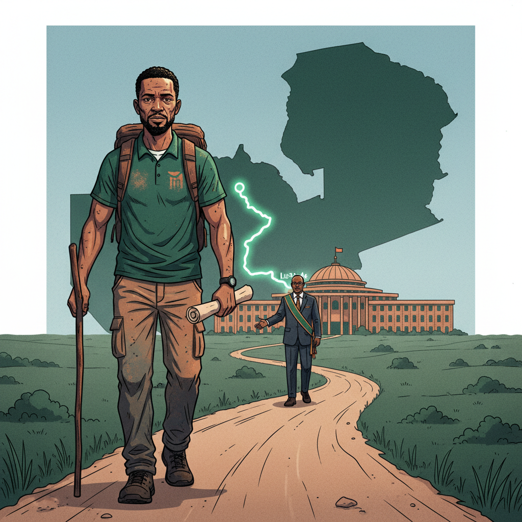 Teacher walks 224 km from Pemba and hands petition to Speaker