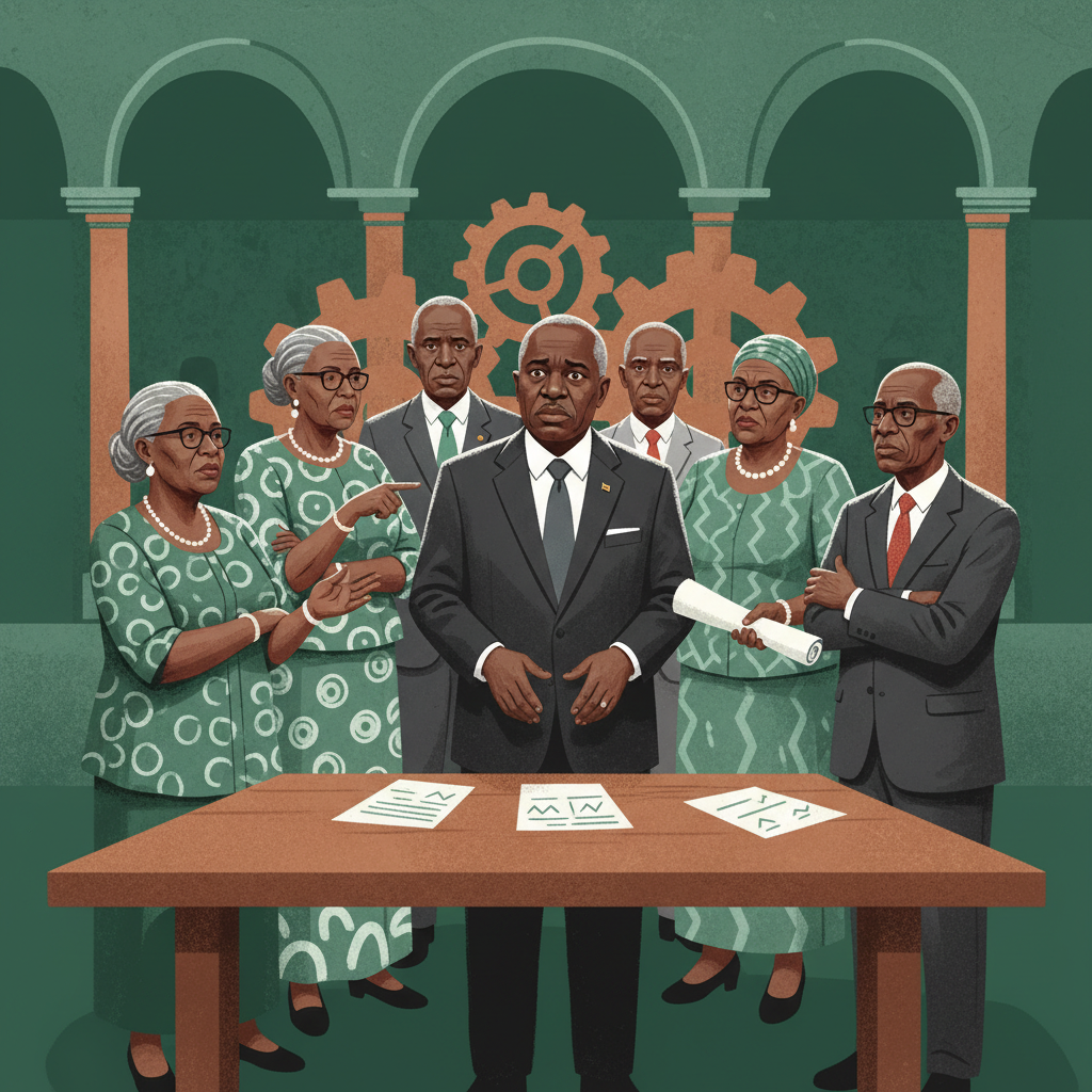 HH STRUGGLED TO MANAGE OLDER UPND MPs