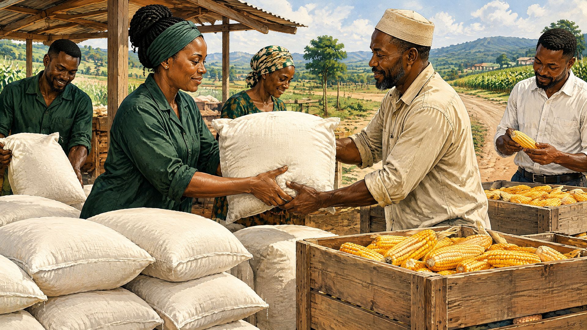 BAGS OF GRAIN, NOT BODY BAGS….HH urges Great Lakes to trade Maize instead of bullets