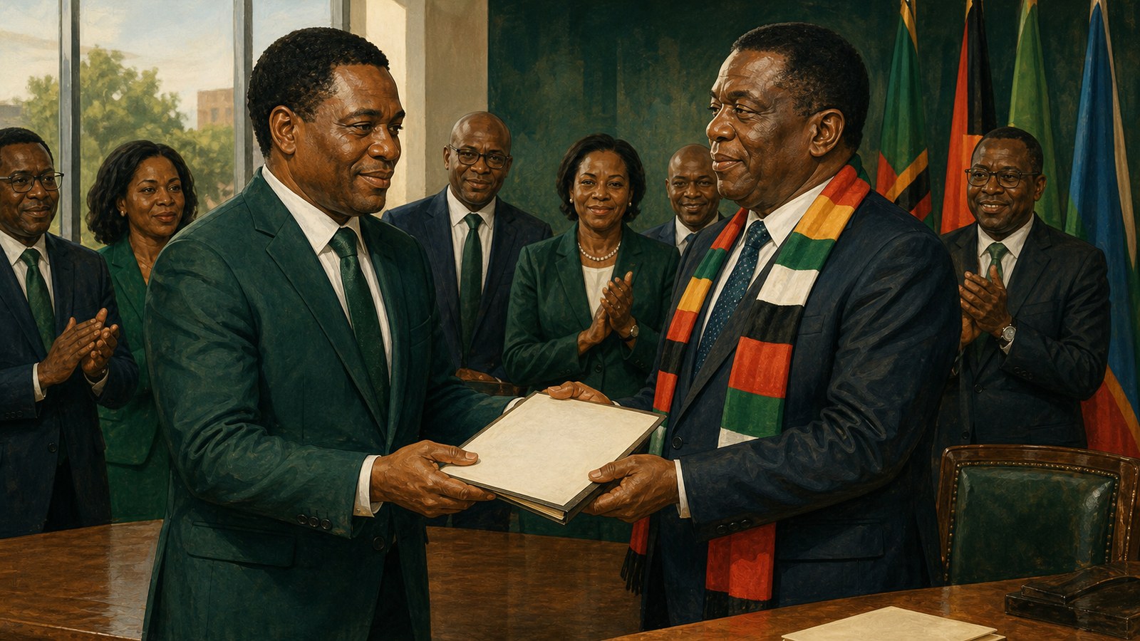 Update: Hichilema becomes COMESA vice-chair and hands over title deed for new headquarters in Lusaka