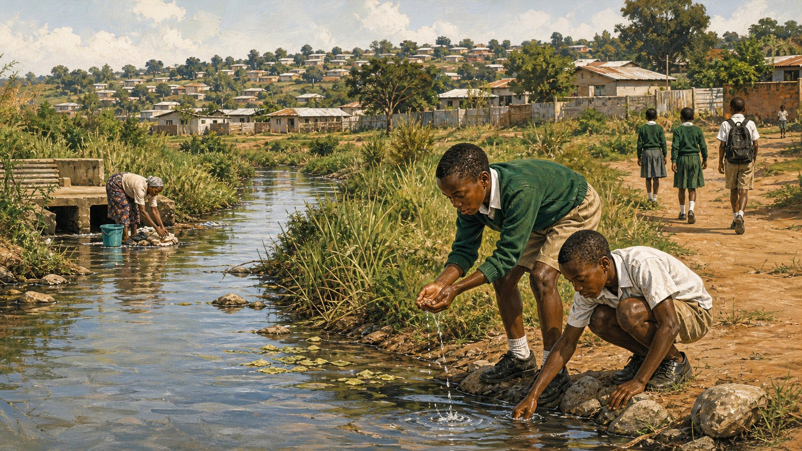 Schistosoma haematobium infection among school age children in two peri-urban areas of Lusaka, Zambia: A cross-sectional study