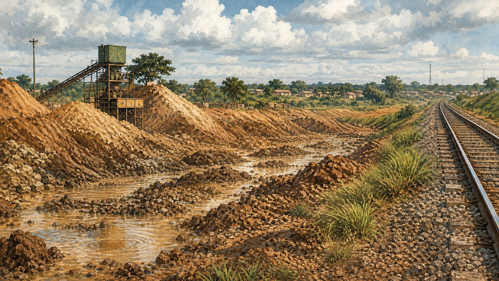 Police shoot dead two people in Kitwe clash over illegal mining along the railway line