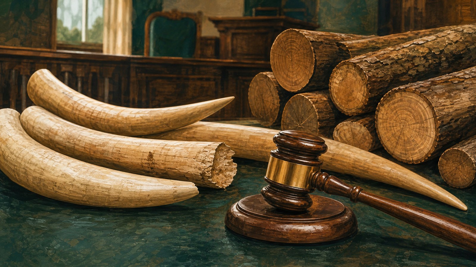 Two Jailed 5years for illegal ivory possession and two fined for illegal timber possession