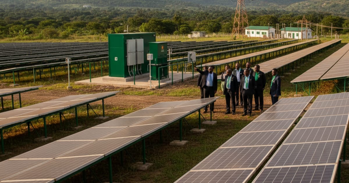 Zambia: Utility commissions solar PV plant