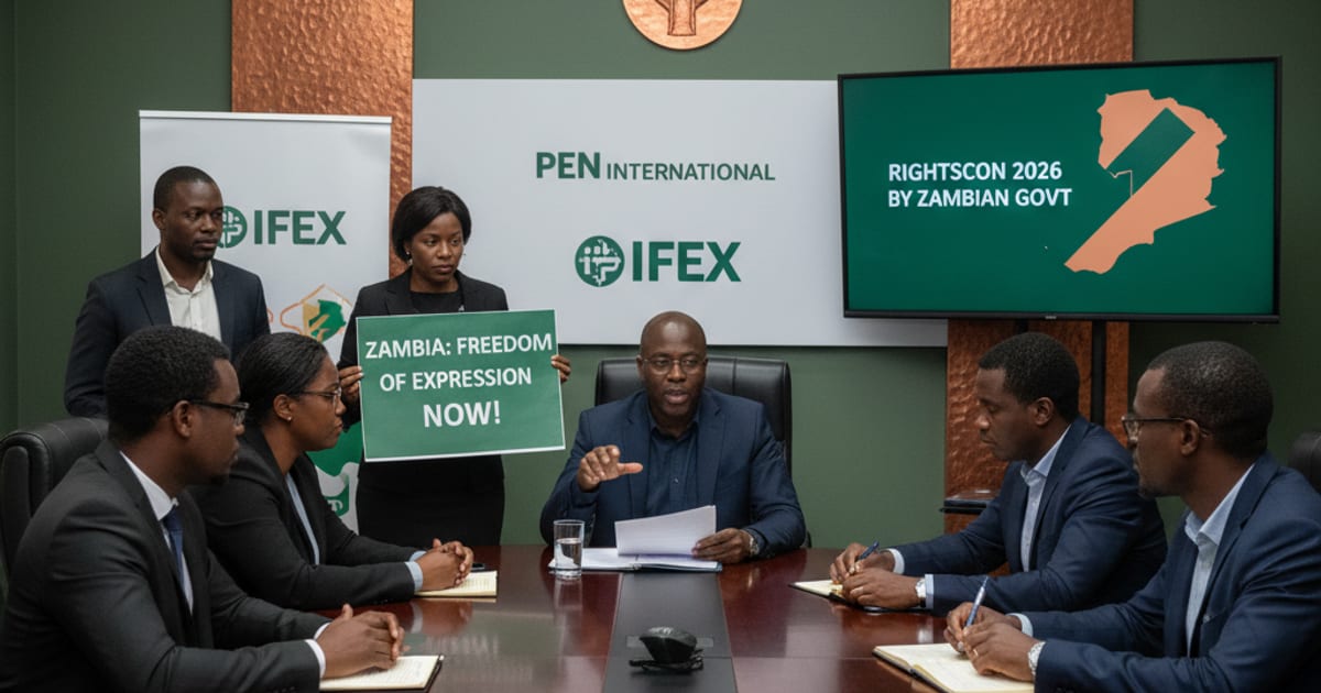 Zambia: PEN International joins the IFEX network to condemn the Zambian government’s cancellation of RightsCon 2026